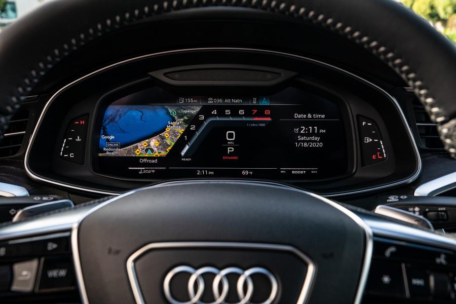 Панель приборов Audi S6 Sedan TFSI (C8) 2020 года  (NA) (фото 23 из 24)